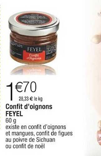confit d'oignons feyel