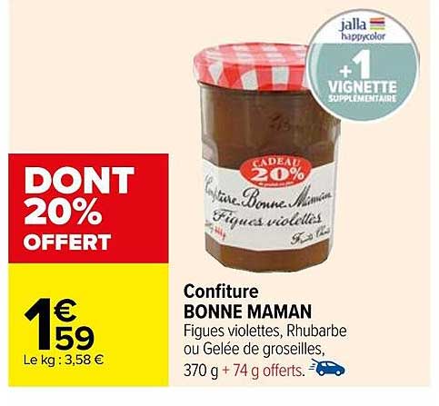 confiture bonne maman