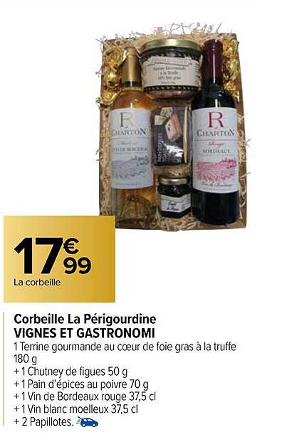 corbeille la périgourdine vignes et gastronomi