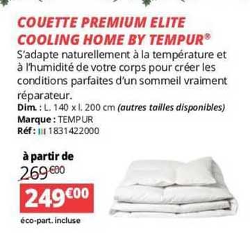 couette premium elite cooling home by tempur