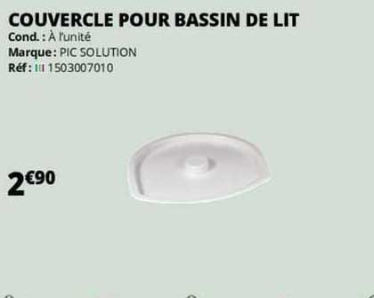 couvercle pour bassin de lit