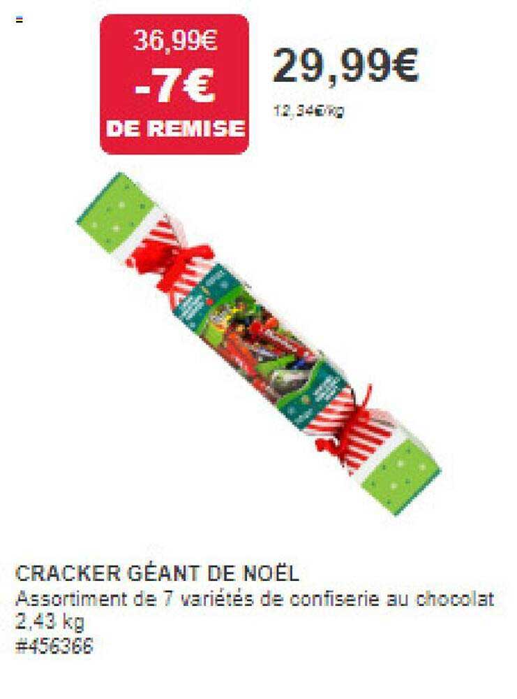 cracker géant de noël