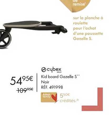 cybex kid board gazelle s** noir