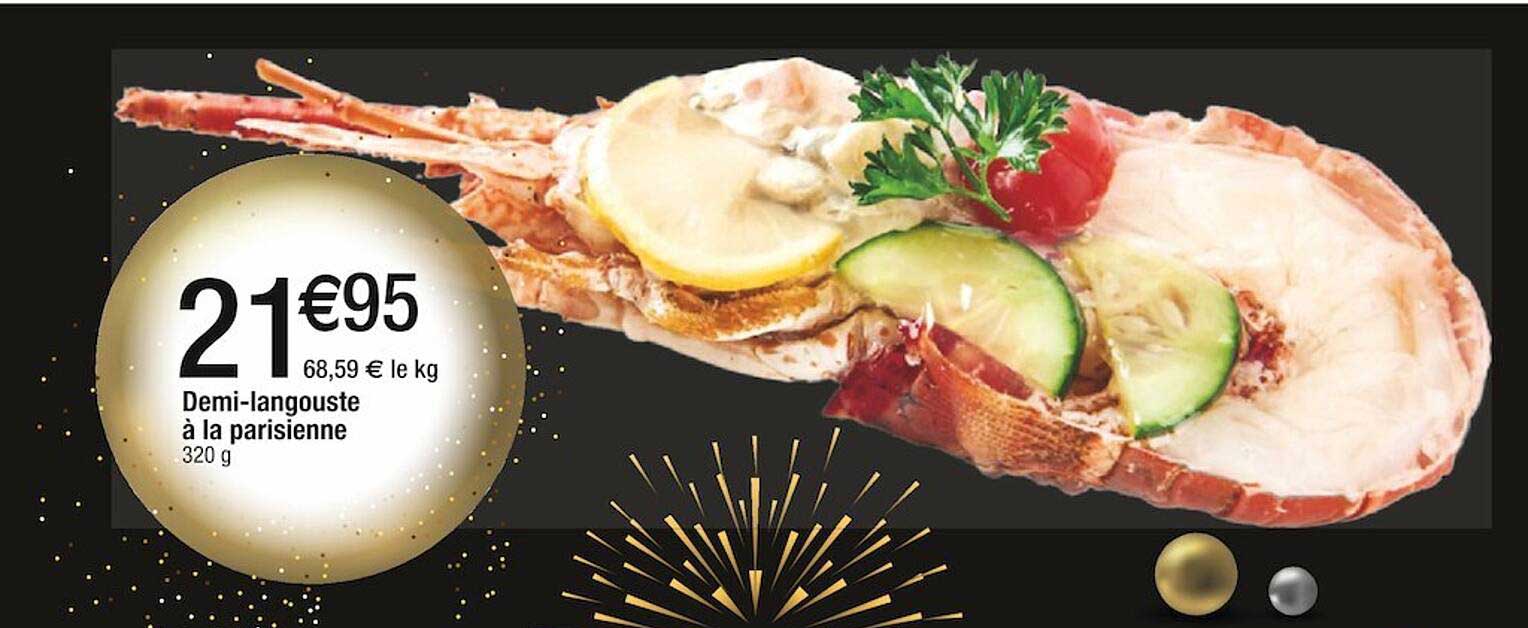 demi-langouste à la parisienne