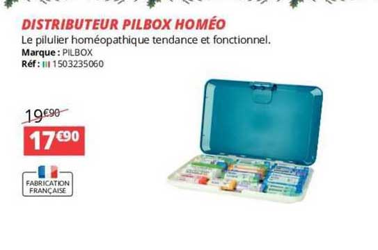 distributeur pilbox homéo