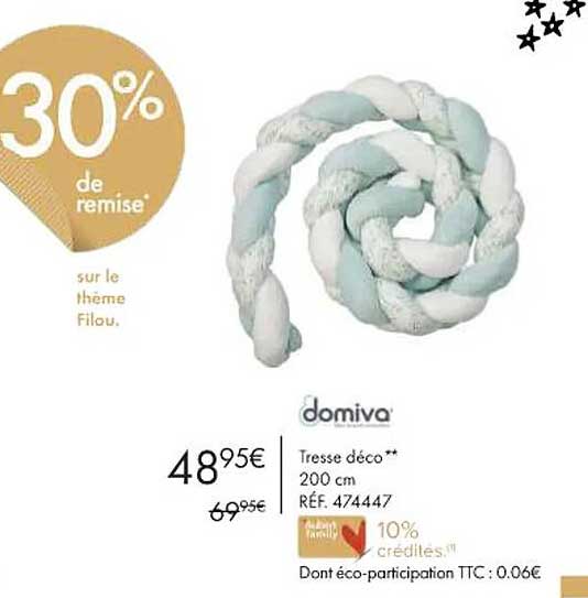 Domiva Tresse Déco 200 Cm