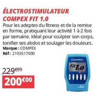 électrostimulateur compex fit 1.0