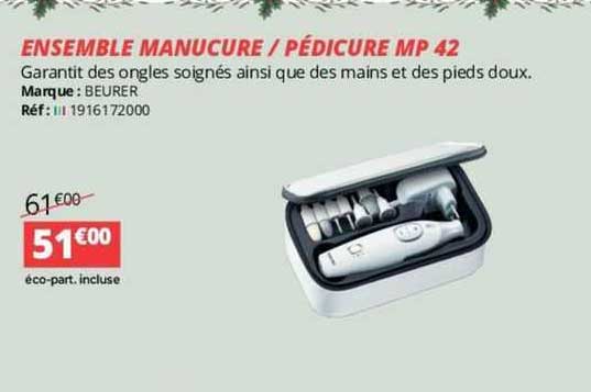 ensemle manicure pédicure mp 42