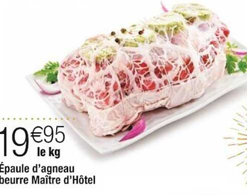 épaule d'agneau beurre maître d'hôtel