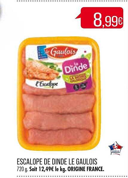 Escalope De Dinde Le Gaulois