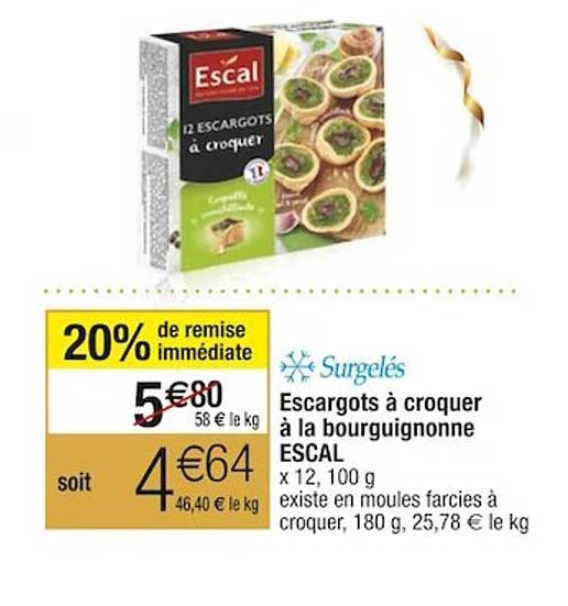 escargots à croquer à la bourguignonne escal