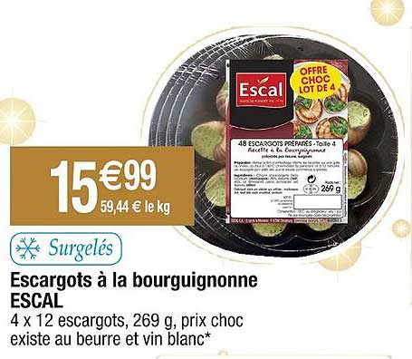 escargots à la bourguignonne escal