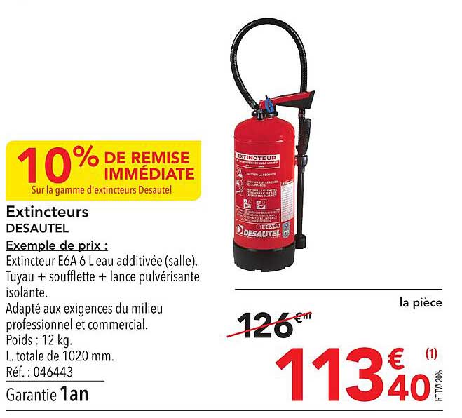 extincteurs desautel