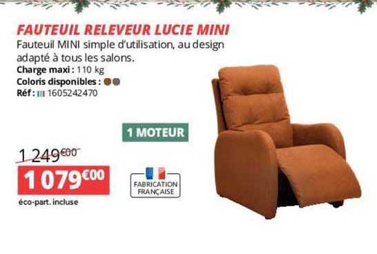 fauteuil releveur lucie mini
