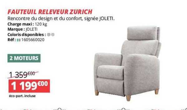fauteuil releveur zurich