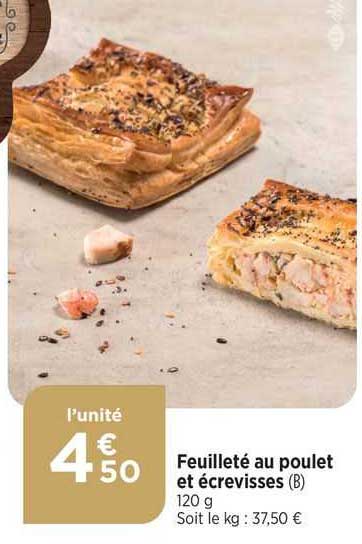 Feuilleté Au Poulet Et écrevisses