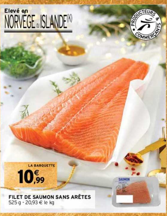 filet de saumon sans arêtes