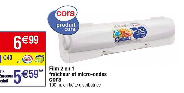 film 2 en 1 fraîcheur et micro-ondes cora
