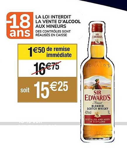 finest blended scotch whisky sir edward's