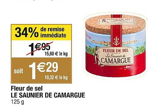 fleur de sel le saunier de camargue