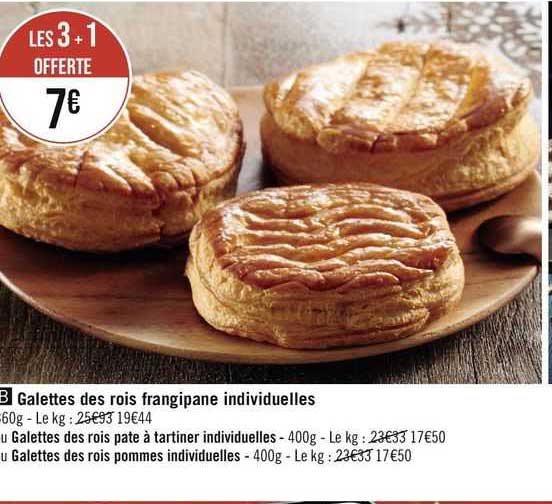 galettes des rois frangipane individuelles