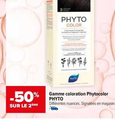 gamme coloration phytocolor phyto