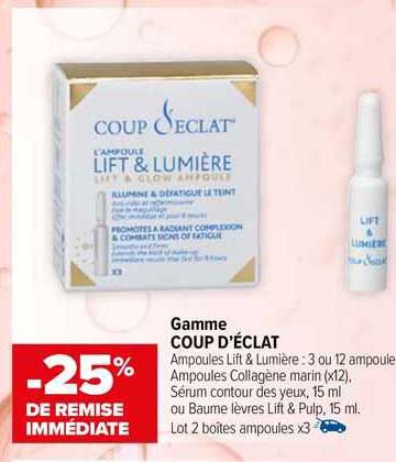 gamme coup d'éclat