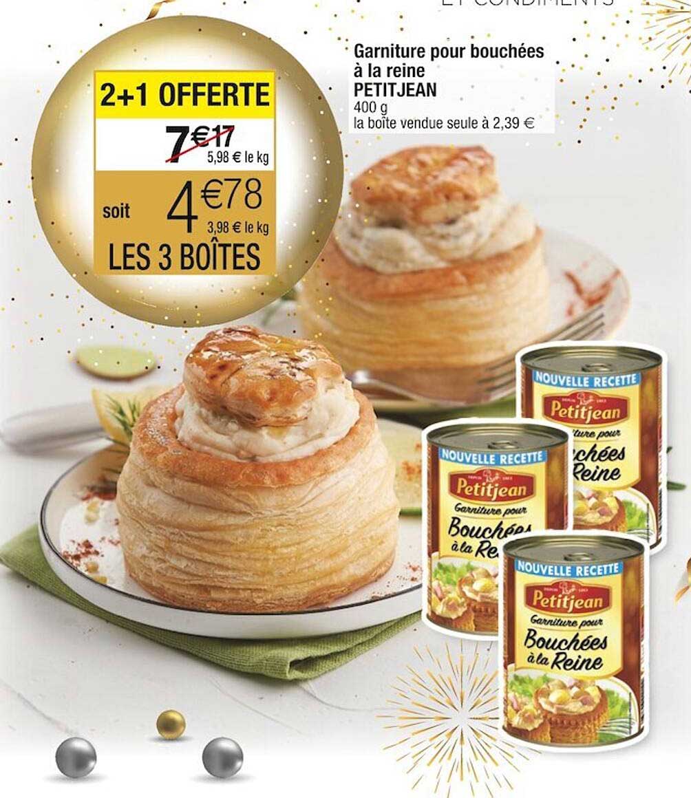garniture pour bouchées à la reine petitjean