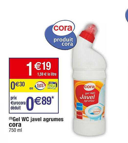 Gel Wc Javel Agrumes Cora