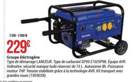 groupe électrogène