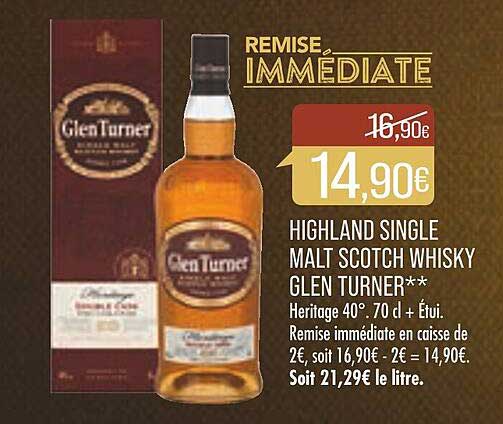 highland single malt scotch whisky glen turner
