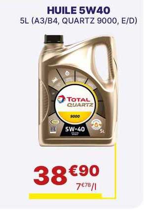 Huile 5w40