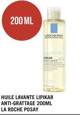 huile lavante lipikar anti-grattage 200 ml la roche posay