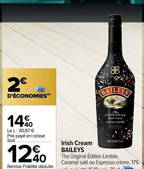 irish cream baileys