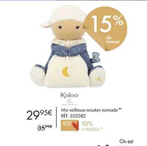 Kaloo Ma Veilleuse Mouton Nomade