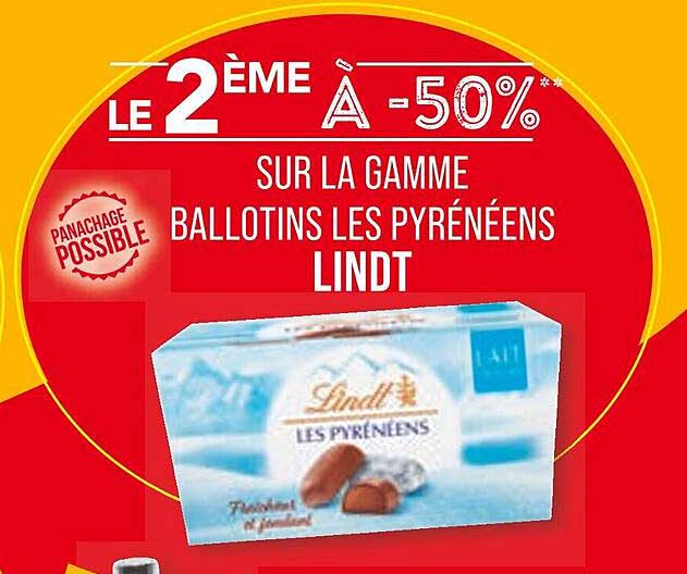 la gamme ballotins les pyrénéens lindt