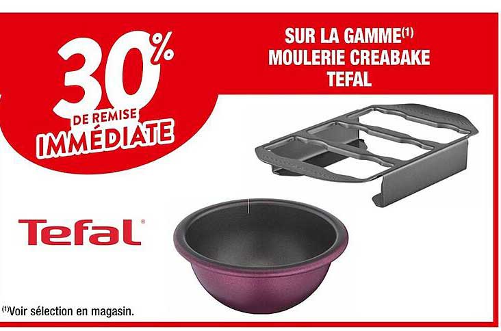 la gamme moulerie creabake tefal