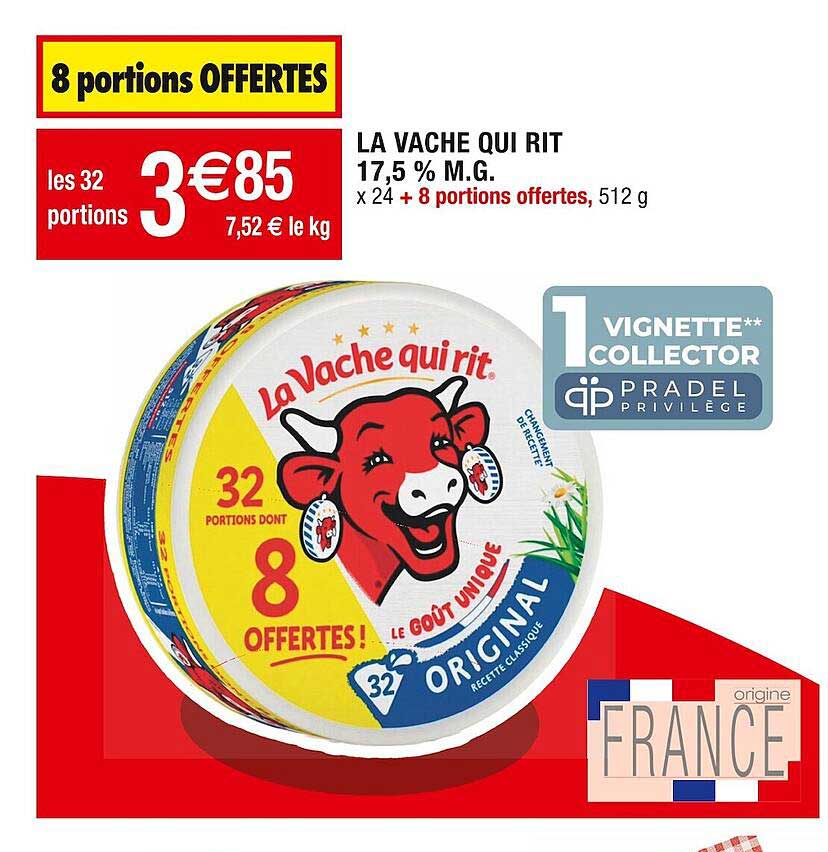 la vache qui rit 17,5% m.g.