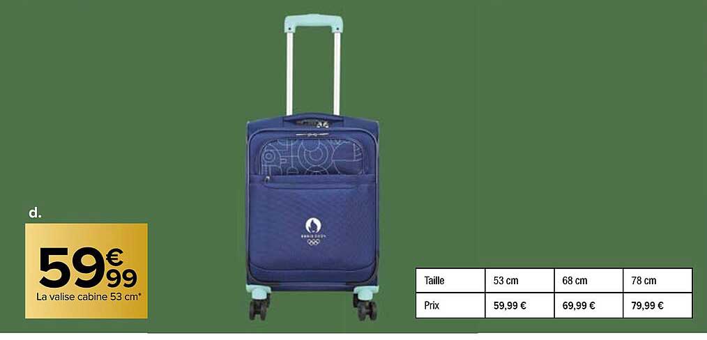 La Valise Cabine 53 Cm