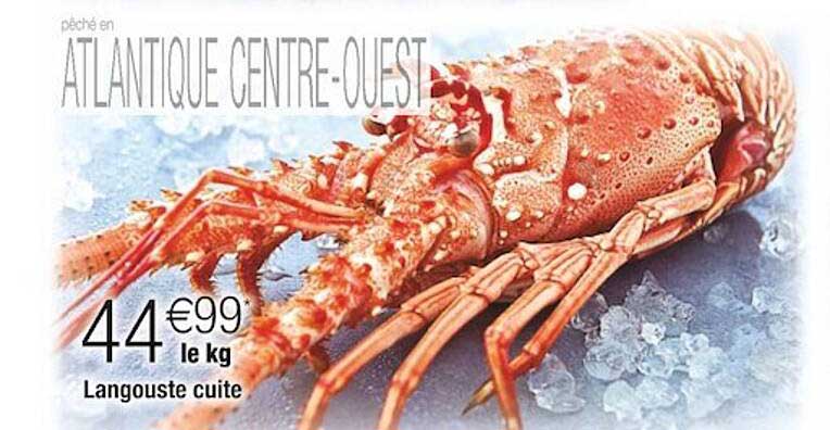 langouste cuite