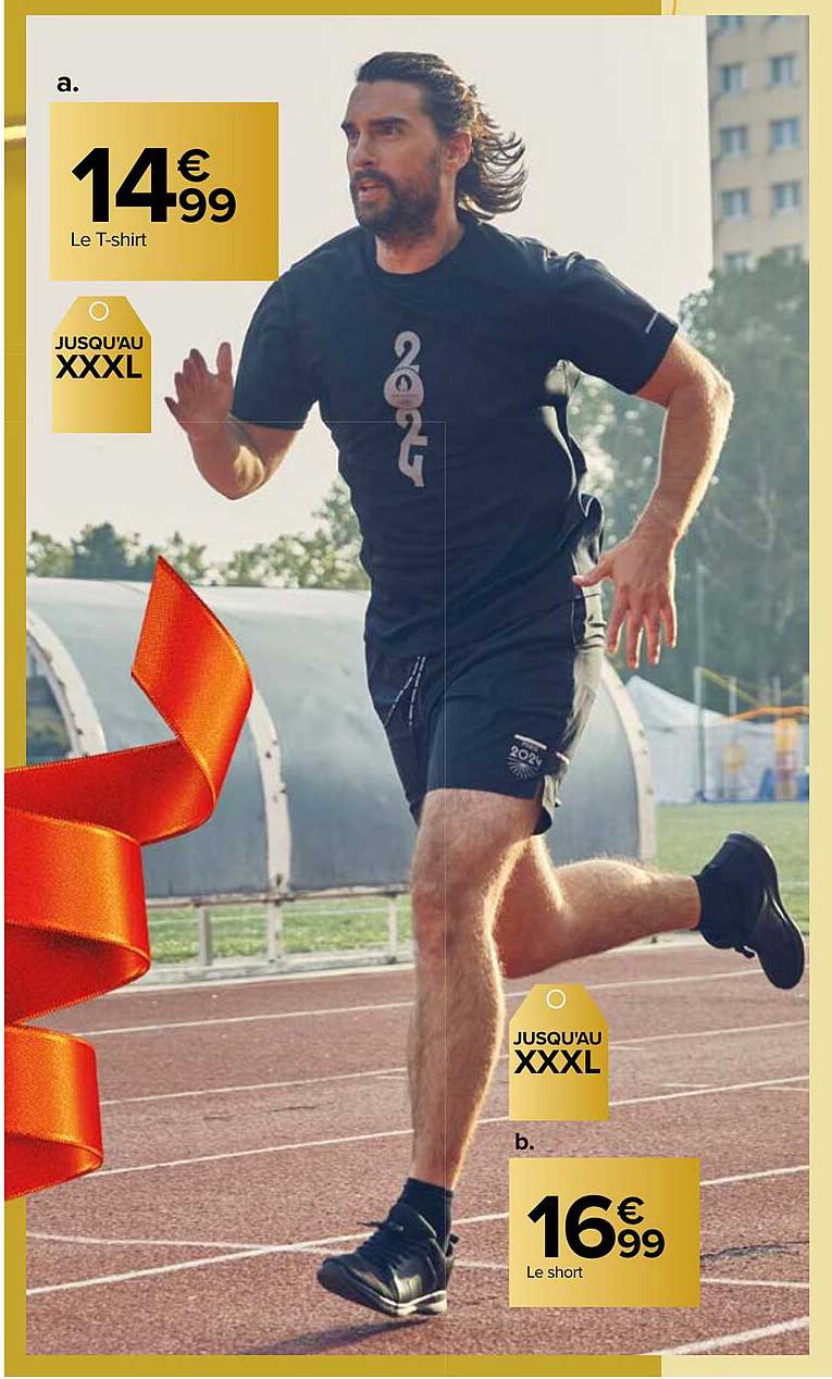 le t-shirt, le short