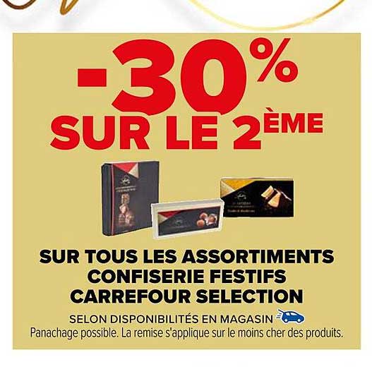les assortiments confiserie festifs carrefour sélection