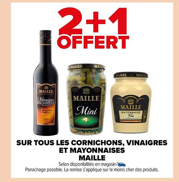 Les Cornichons, Vinaigres Et Mayonnaises Maille