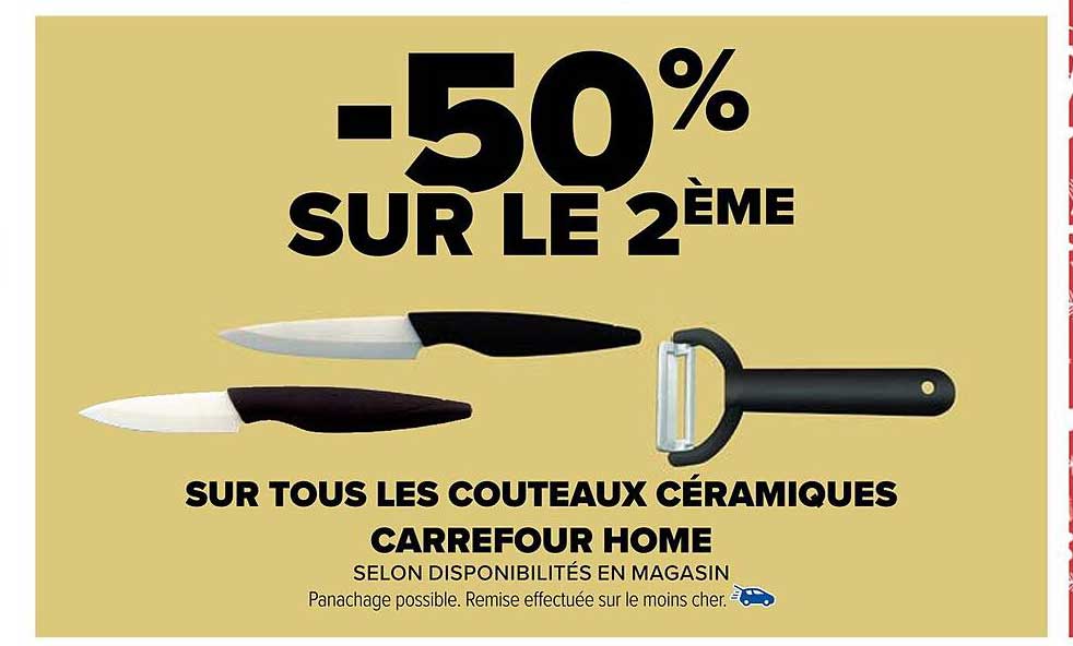 les couteaux céramiques carrefour home