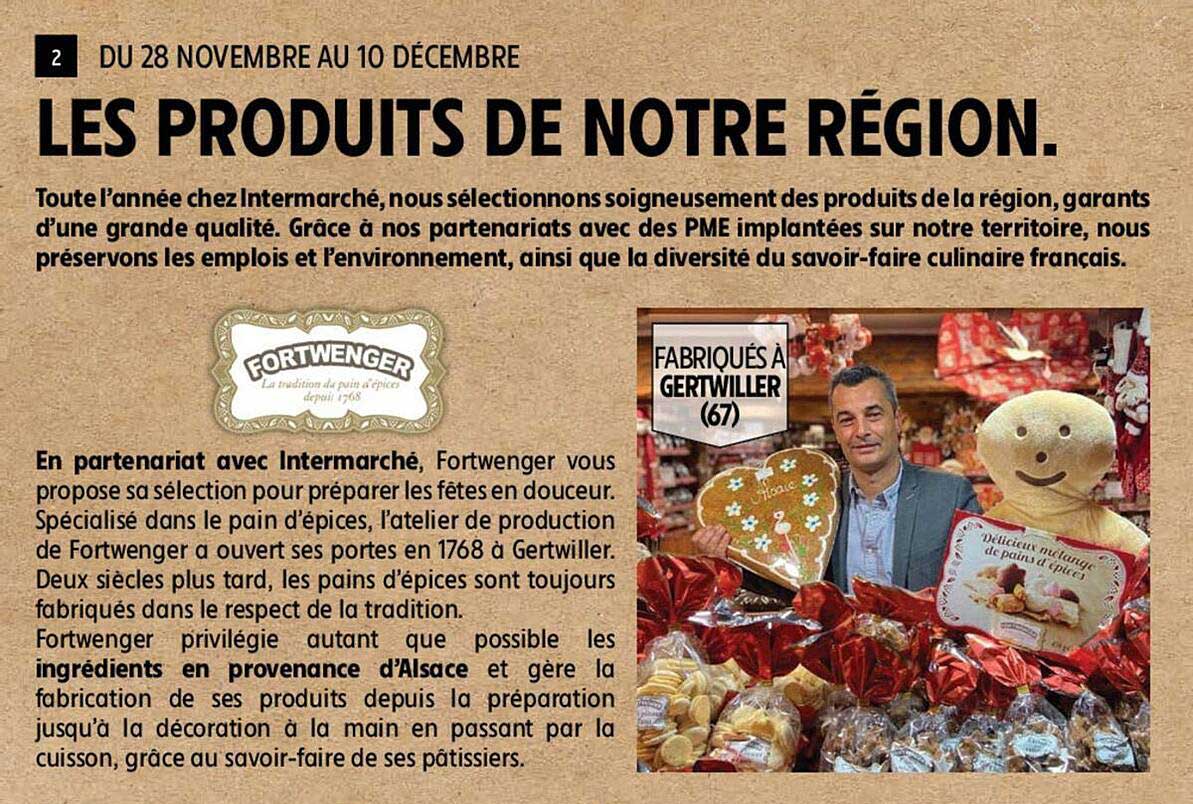 les produits de notre région