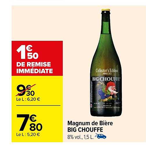 magnum de bière big chouffe