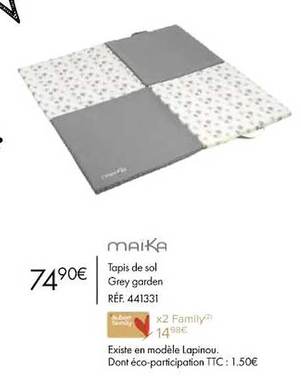 maika tapis de sol grey garden
