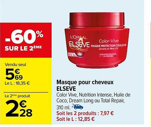 Masque Pour Cheveux Elsève