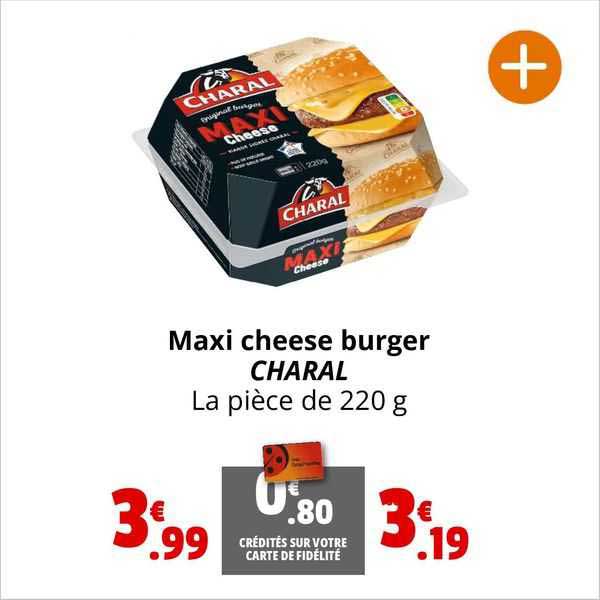 Maxi Cheese Burger Charal