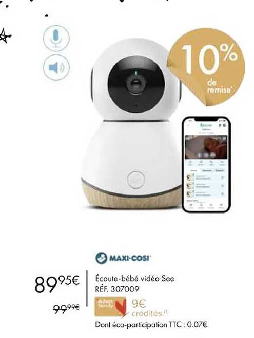 maxi-cosi écoute-bébé vidéo see